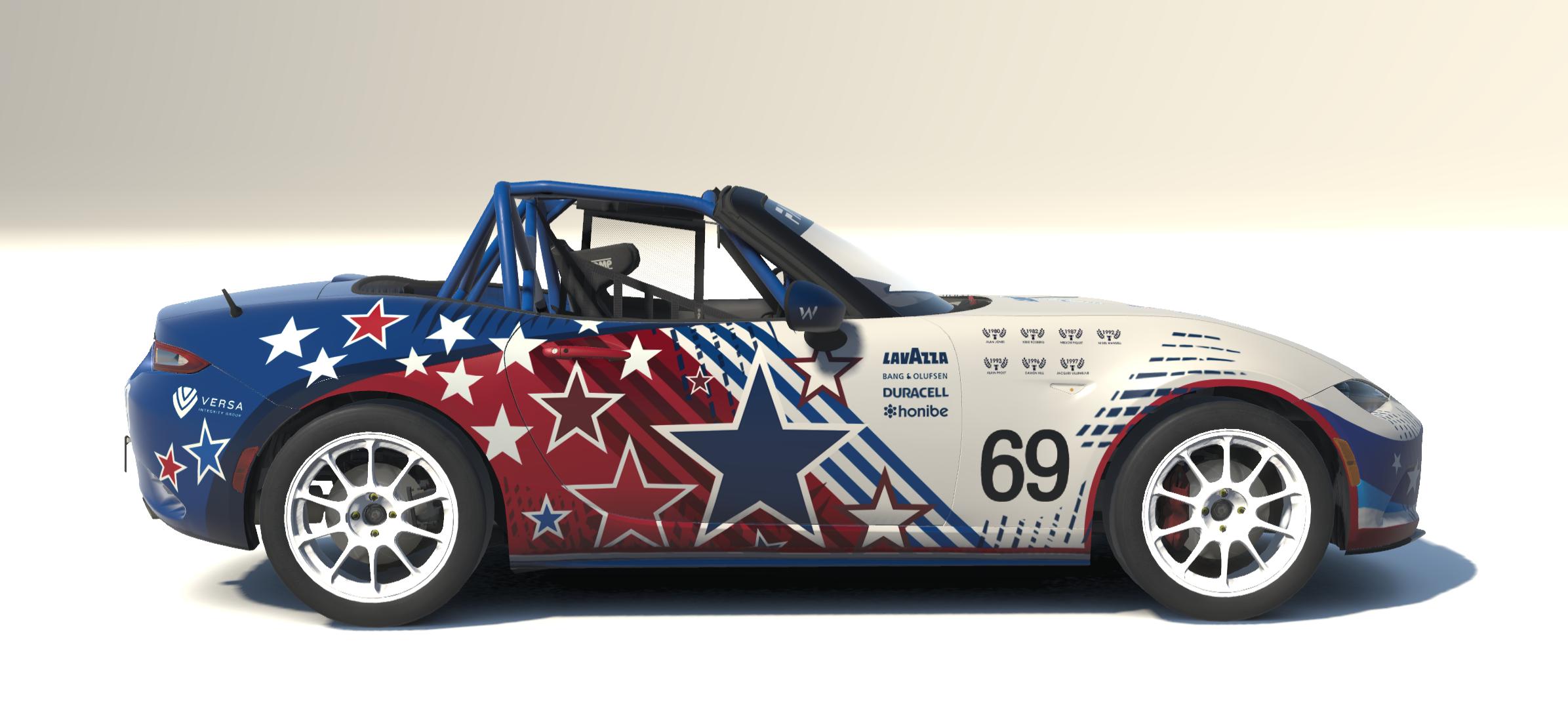 Preview of 2022 Williams F1 USA Austin Show Car Replica for Mazda MX-5 by Bart Ramakers
