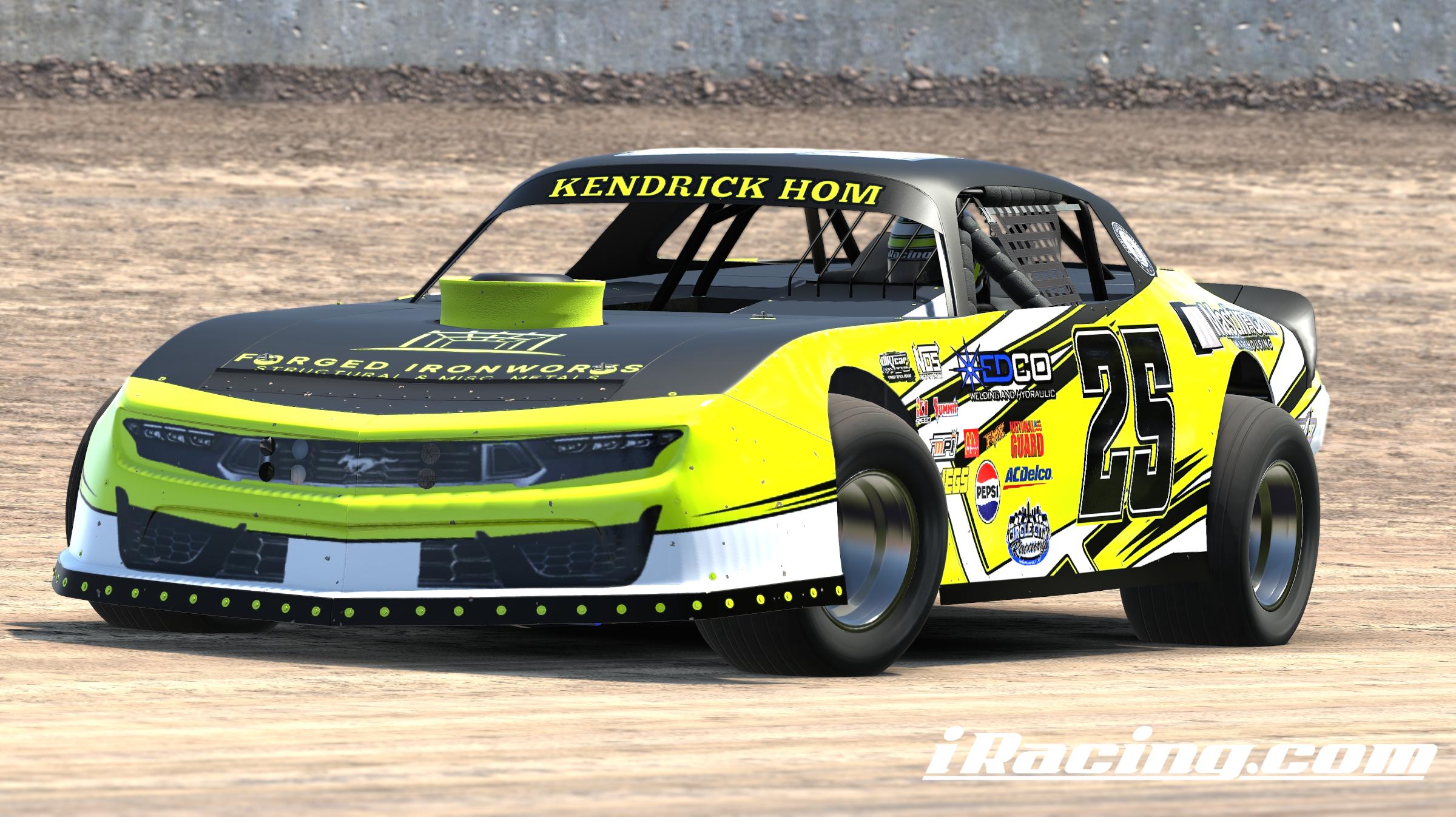 Preview of #25 Forged Ironworks Ford Mustang Dirt Street Stock by Kendrick Hom