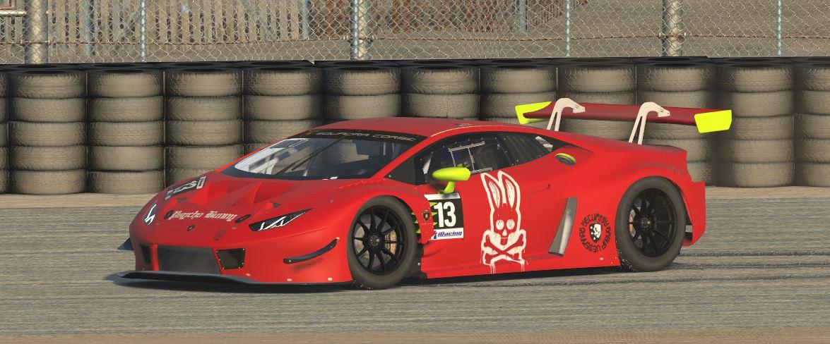 Preview of Satin Red Psycho Bunny Lamborghini GT3 EVO by Garrit H.
