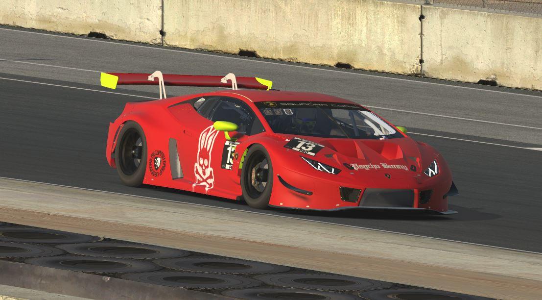 Preview of Satin Red Psycho Bunny Lamborghini GT3 EVO by Garrit H.