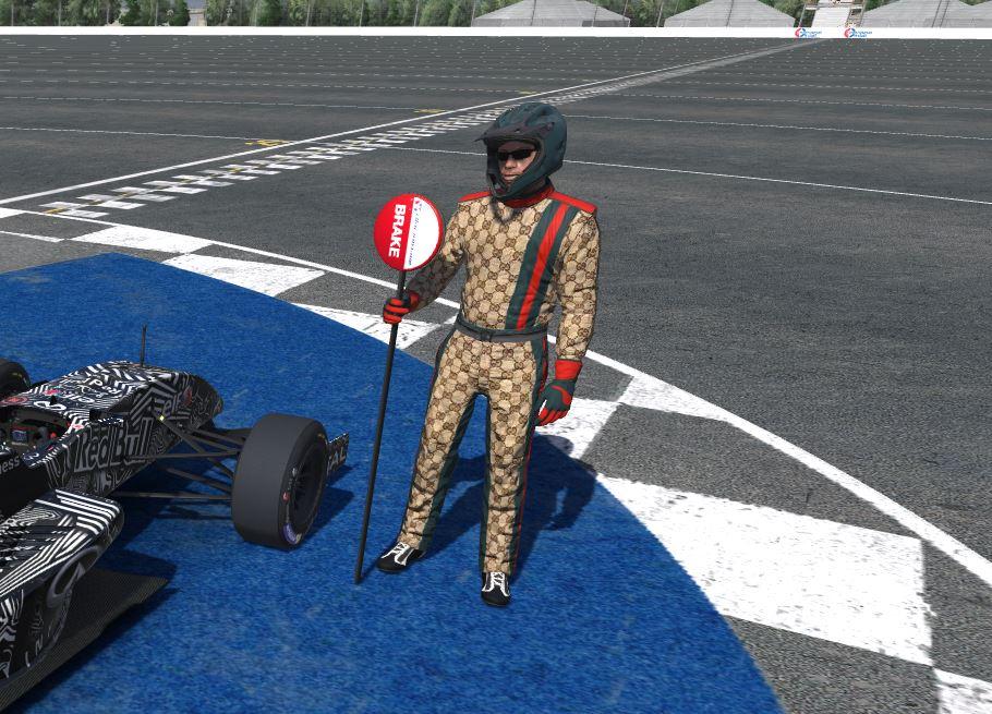 Gucci Racing Livery Gucci suit by Brad Barrow - Trading Paints
