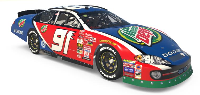 Preview of 2002 Evernham Motorsports Mountain Dew Dodge Intrepid R/T (Sim Stamped) by Samuel Greene