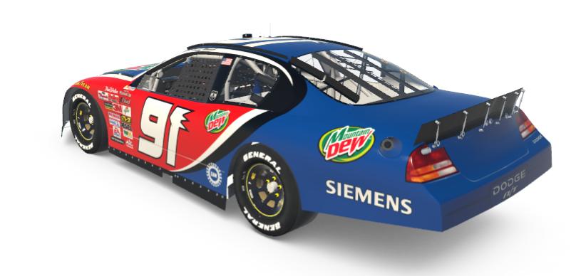 Preview of 2002 Evernham Motorsports Mountain Dew Dodge Intrepid R/T (Sim Stamped) by Samuel Greene
