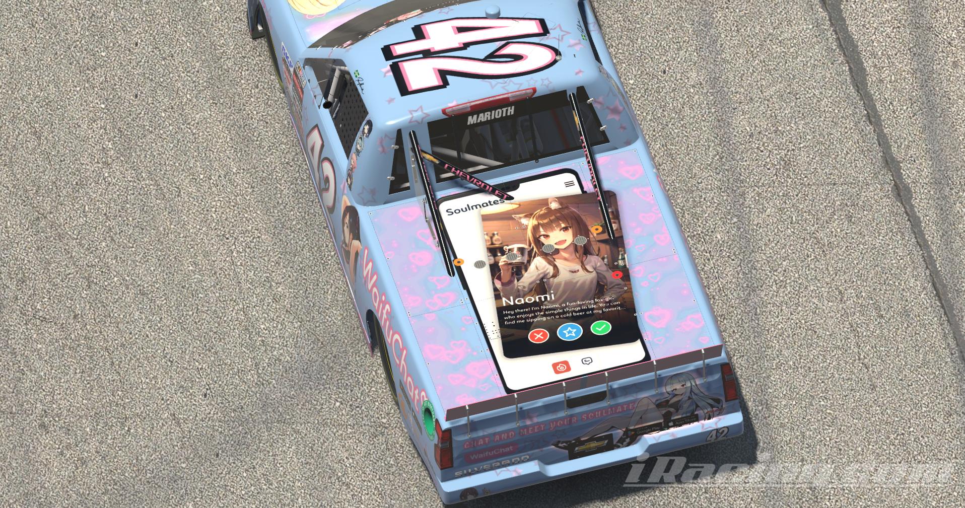 Preview of WaifuChat AI Anime Girlfriend Chevrolet Silverado by Darby Marioth