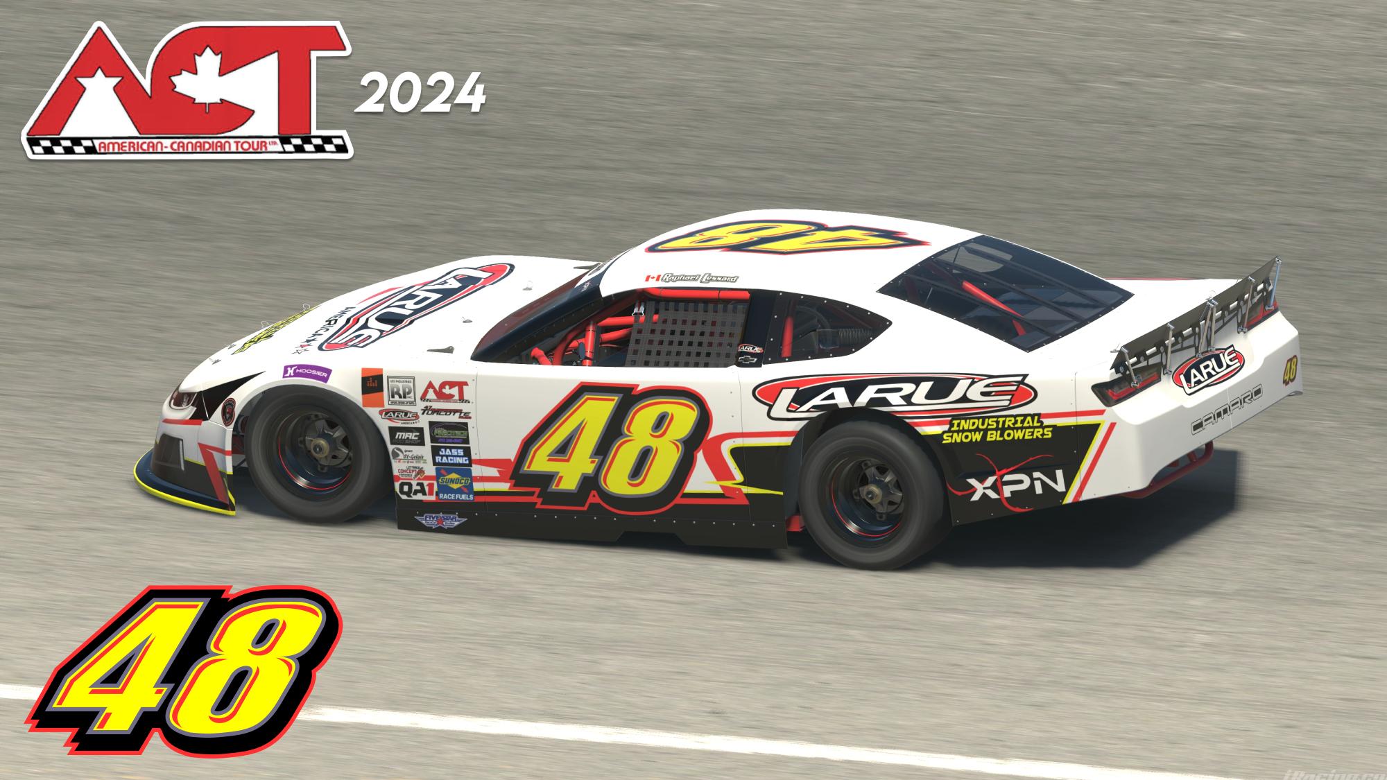Preview of 2024 Raphael Lessard Larue America ACT Late Model Camaro (No #s) by Matthew Breuer