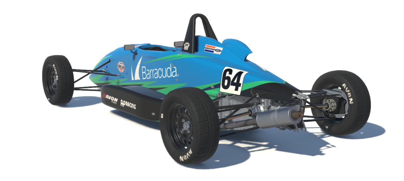 Preview of Barracuda Networks Livery for Ray FF1600 by Peter C Csonka