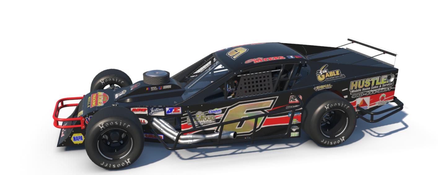 Preview of Slate Myers 2024 Ben Gable Bowman Gray Modified by Brant Mickel
