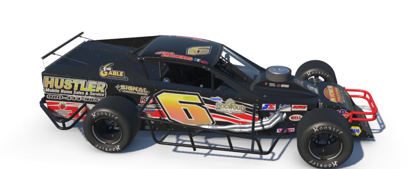Preview of Slate Myers 2024 Ben Gable Bowman Gray Modified by Brant Mickel