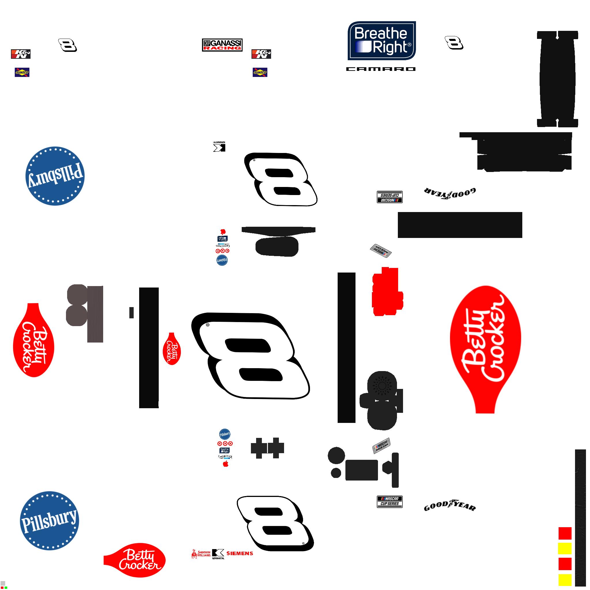 Betty Crocker / Pillsbury 2024 NASCAR Cup Car by Brenden Broberg