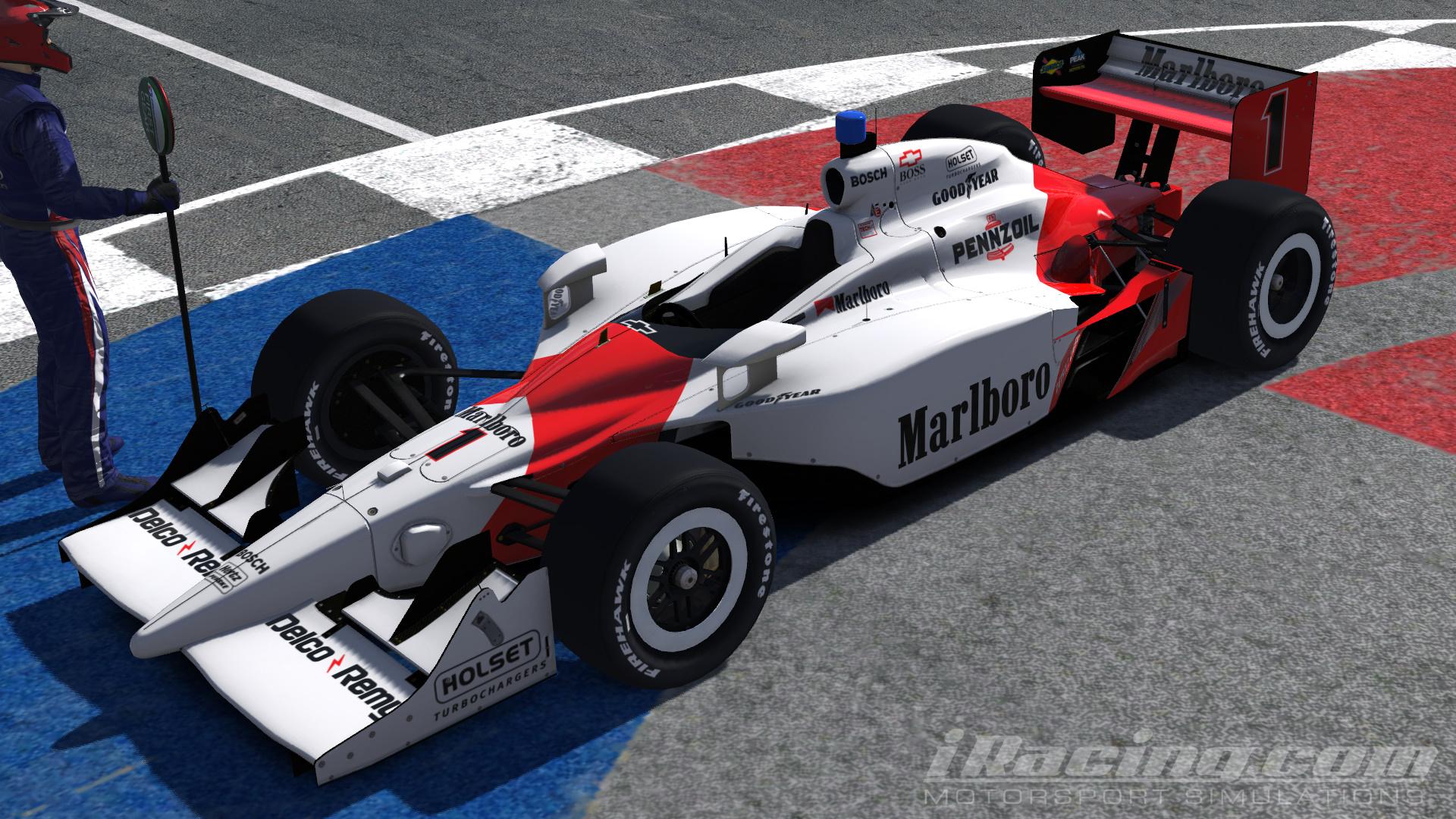 Preview of 1990 Penske-Chevy #1 (E. Fittipaldi) / #7 (D. Sullivan) by Robert Grosser