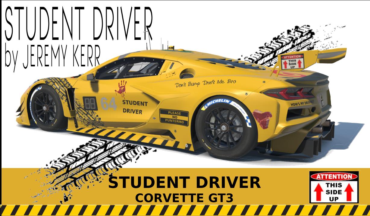 Preview of Student Driver - Corvette GT3 by Jeremy Kerr