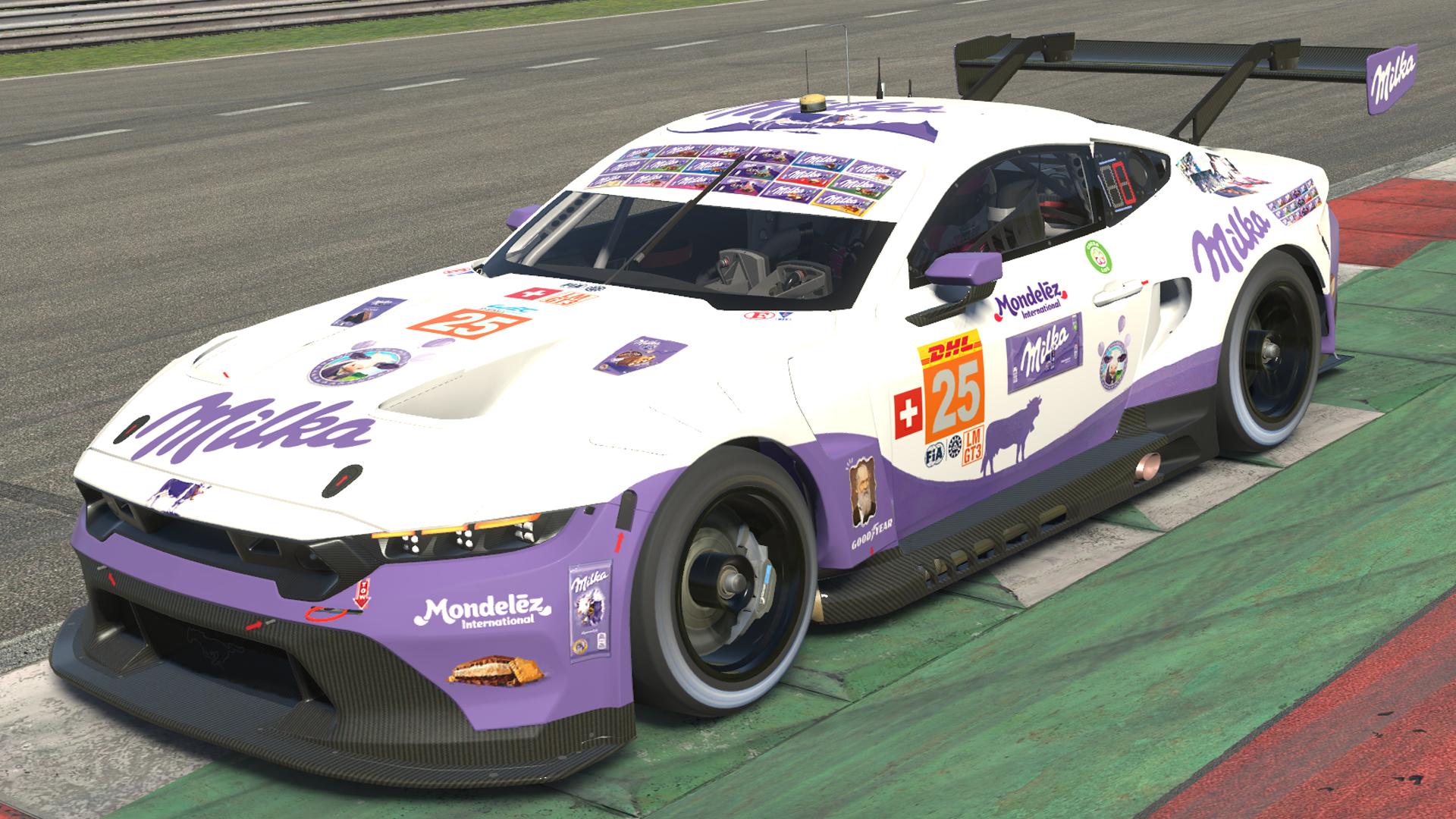 Preview of Milka Ford Mustang GT3 by Jasper De Jong