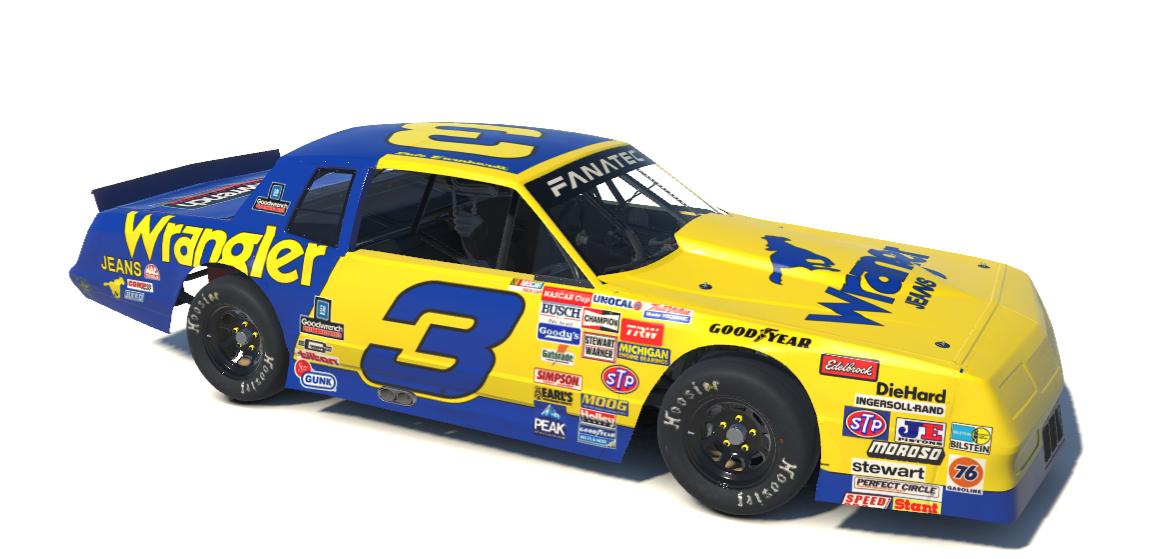 Preview of Dale Earnhardt Wrangler #3 Custom Number by Will S.