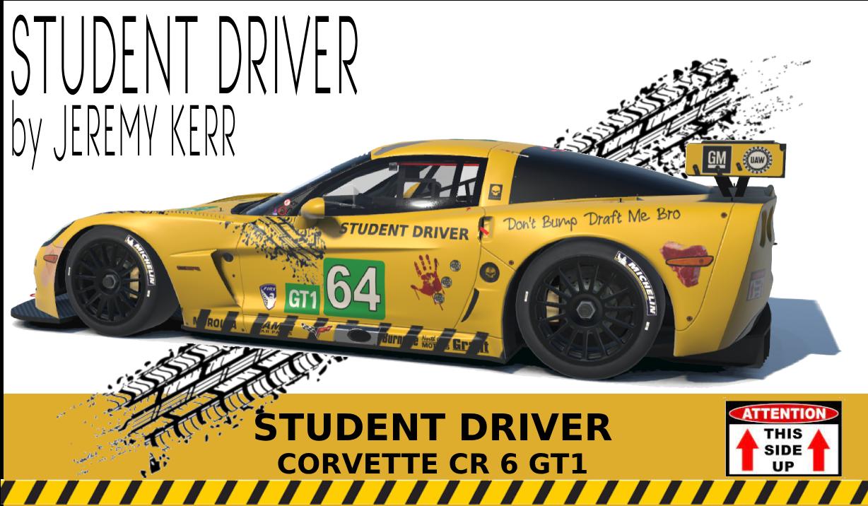 Preview of Student Driver - Corvette C6 GT1 by Jeremy Kerr