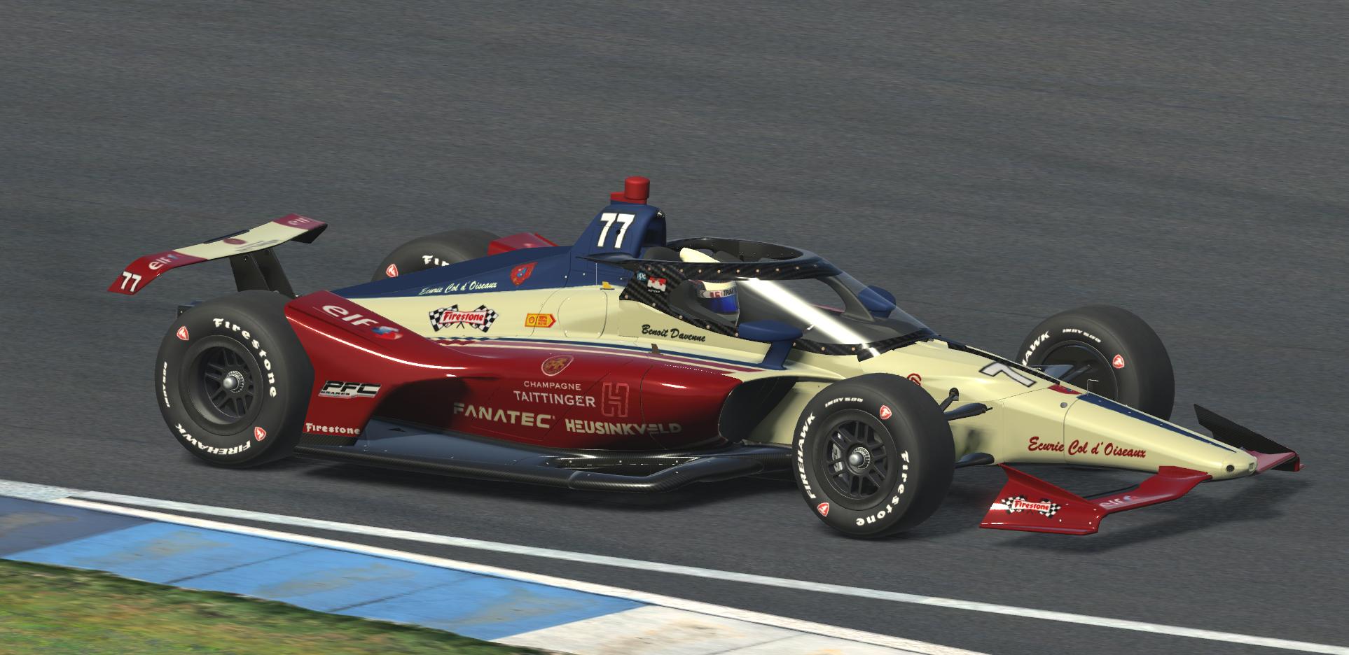 Ecurie Indycar Dallara IR18 Benoit Davenne by Mike Riedner