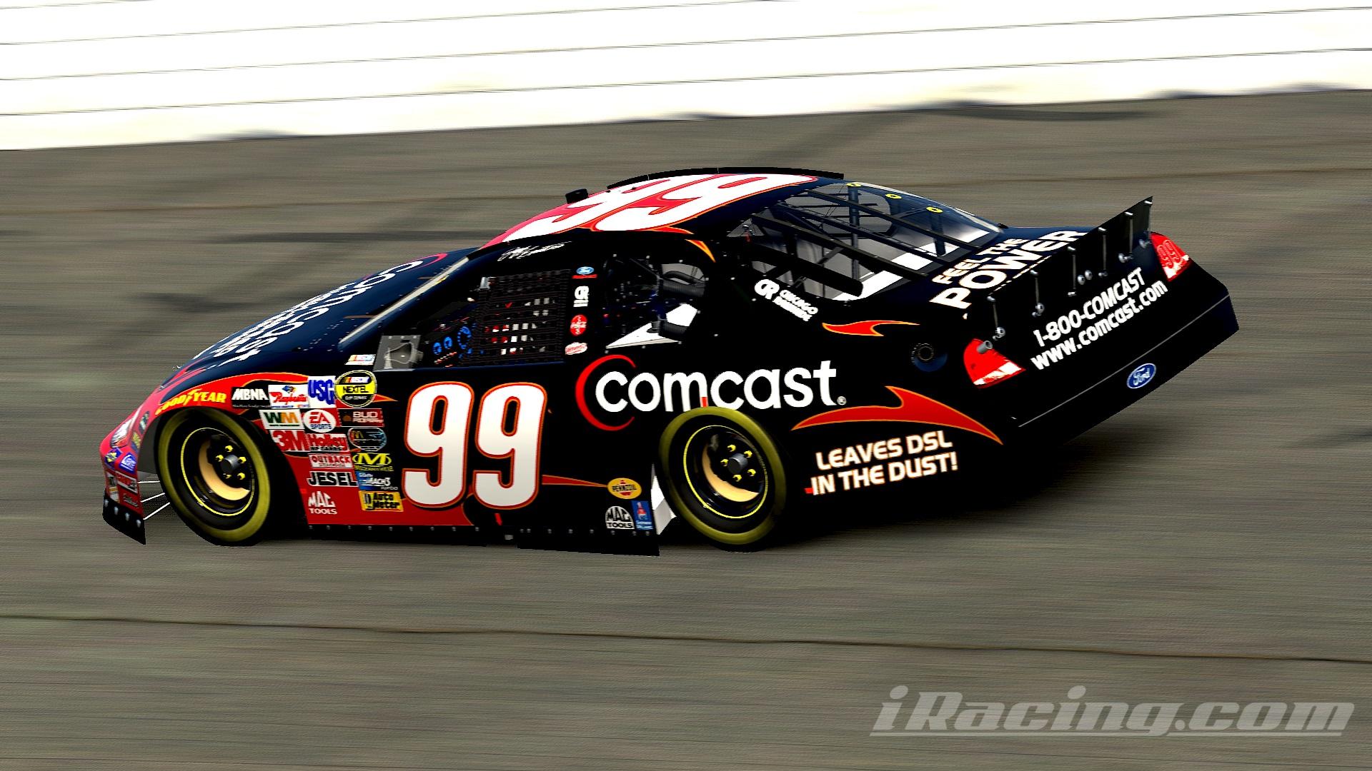Preview of #99 Jeff Burton 2004 Comcast Ford Taurus Sim Stamped Number by Christian Budd