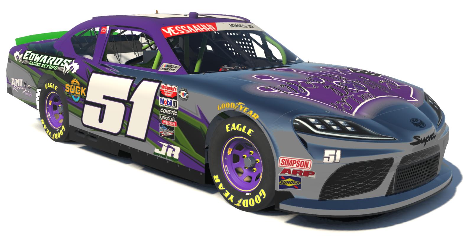 Preview of Eddie Jones #51 xfinity by Eddie Jones Jr