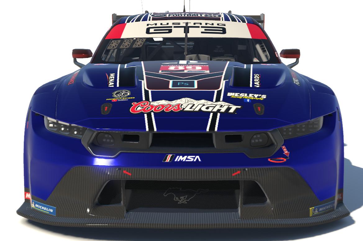 STORM Racing Mustang Blue - No Silver by Wesley Strait - Trading Paints