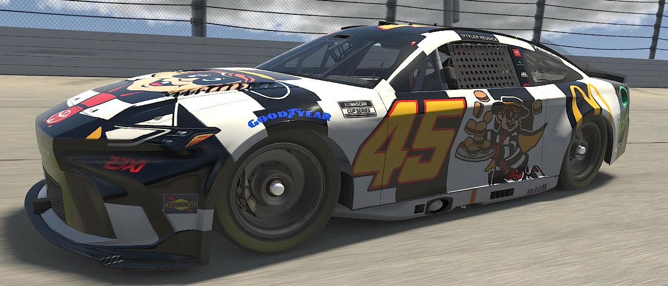 Preview of Tyler Reddick 2024 23XI #45 Hamburgaler Iowa  by Alex Jones10