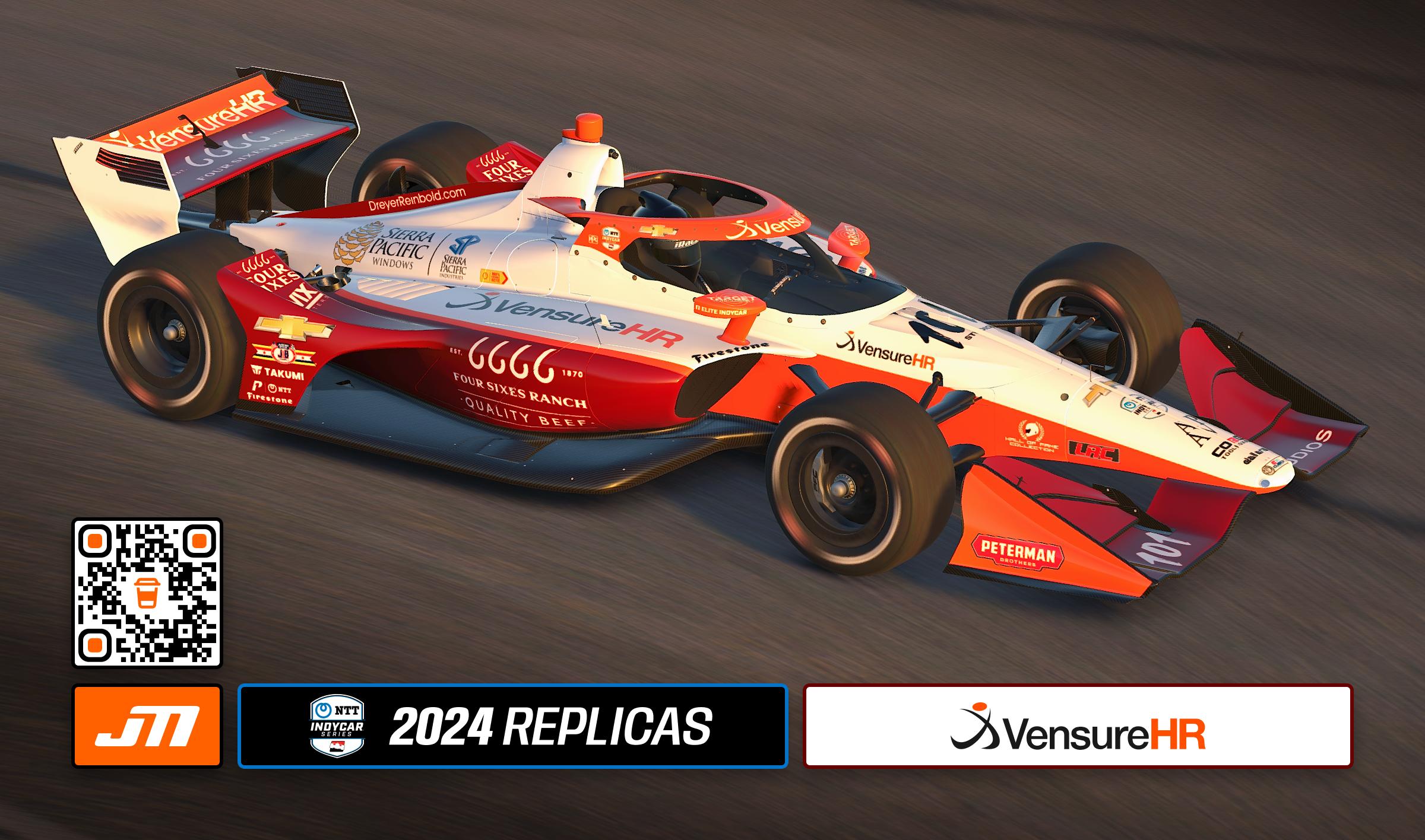 Preview of 2024 Ryan Hunter-Reay Vensure HR IndyCar by Jeff McKeand