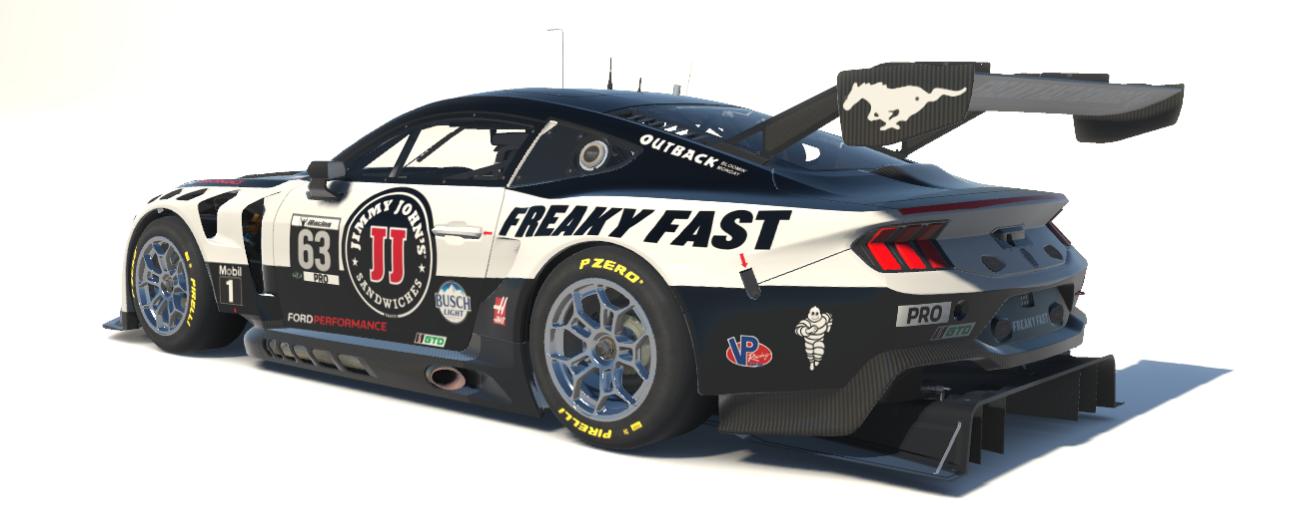 Preview of Kevin Harvick Jimmy Johns - Mustang GT3 by John Rubino
