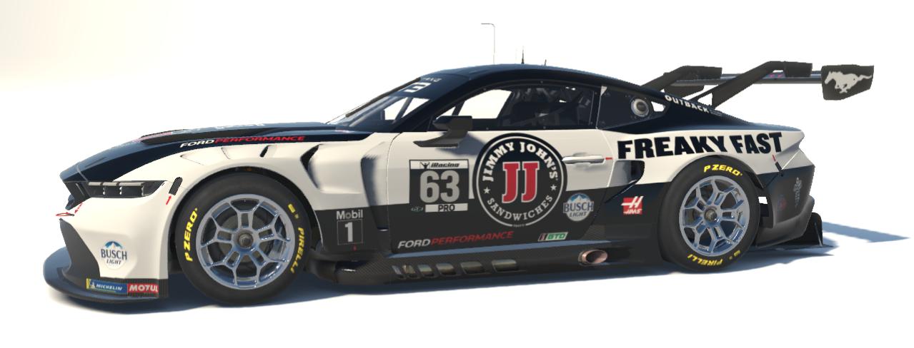 Preview of Kevin Harvick Jimmy Johns - Mustang GT3 by John Rubino
