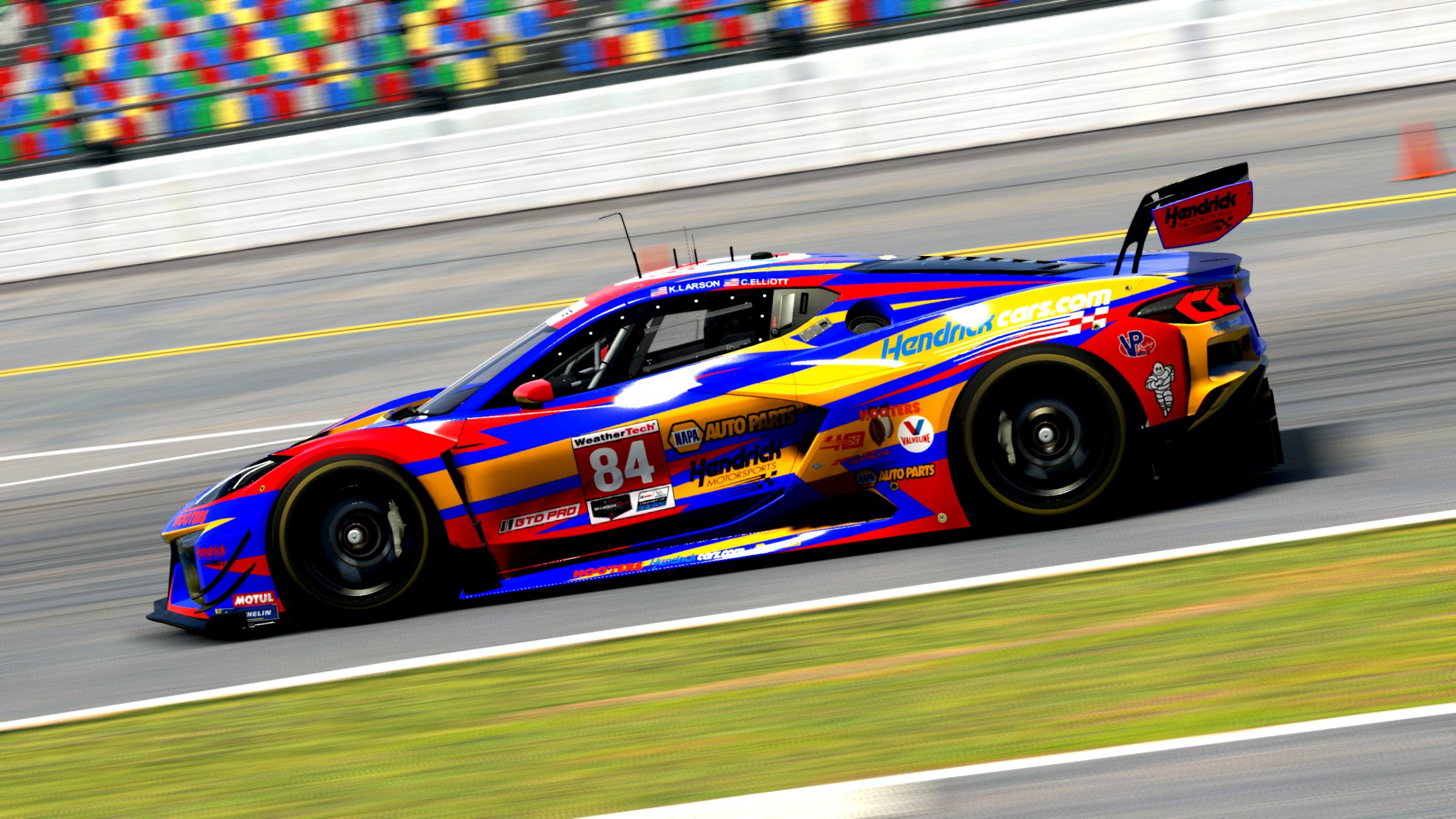 Preview of Hendrick Motorsports Kyle Larson/Chase Elliott Chevrolet Corvette Z06 GT3.R Concept Imsa by Brandon Rissmiller