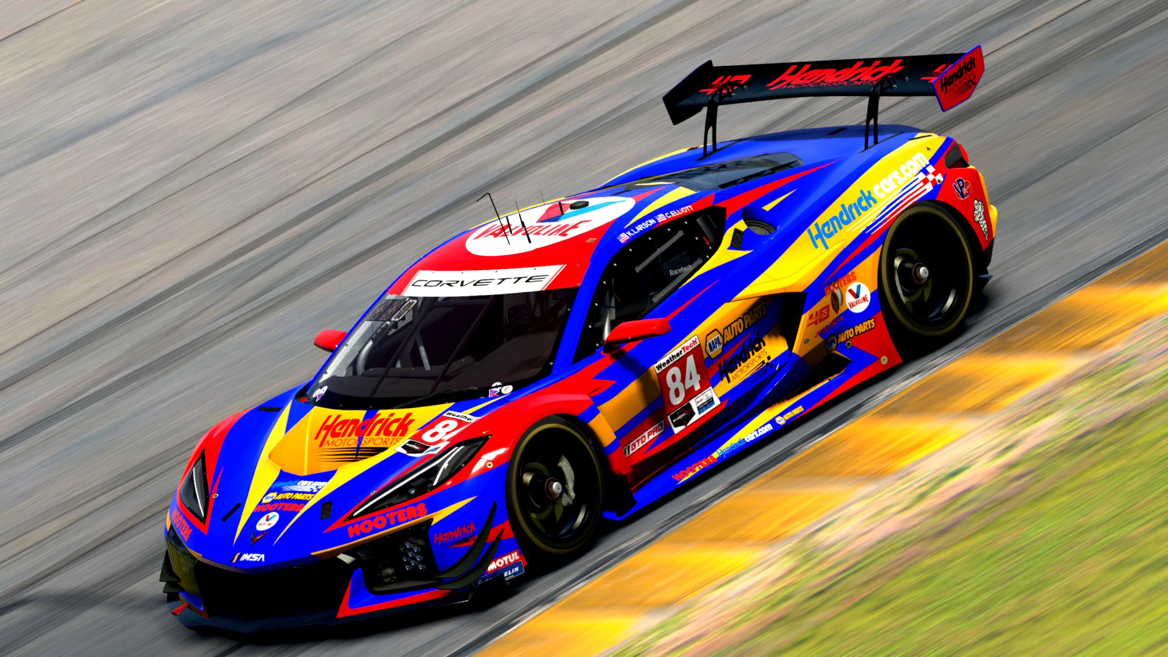 Preview of Hendrick Motorsports Kyle Larson/Chase Elliott Chevrolet Corvette Z06 GT3.R Concept Imsa by Brandon Rissmiller