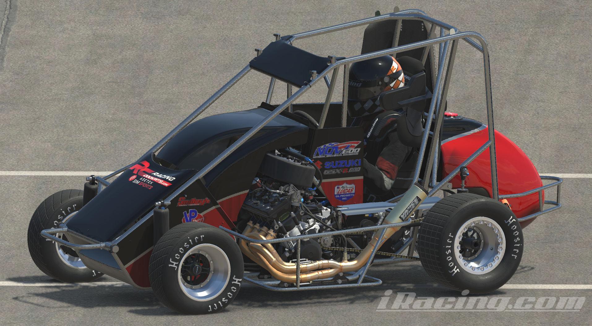 Preview of RACING COCKPITS Dirt Micro Sprint (NON WING) CHROME by Scott Van Ness
