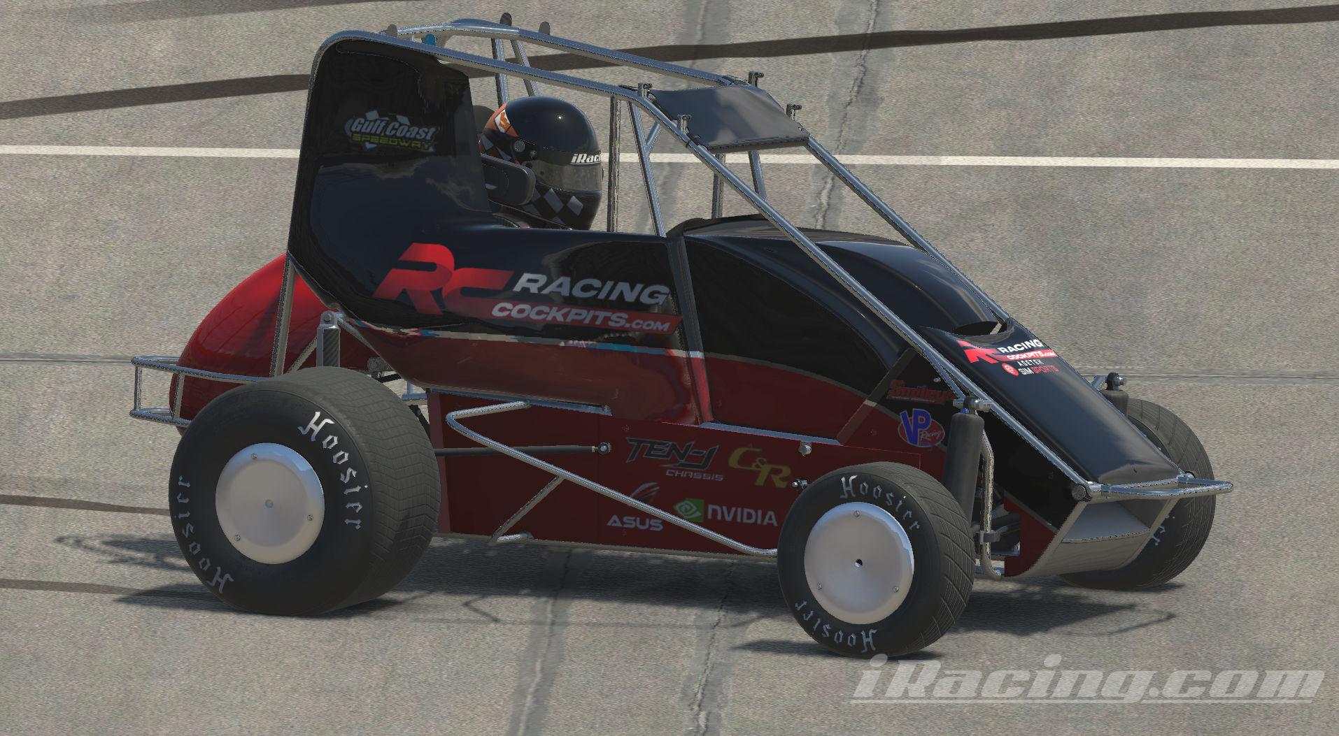 Preview of RACING COCKPITS Dirt Micro Sprint (NON WING) CHROME by Scott Van Ness