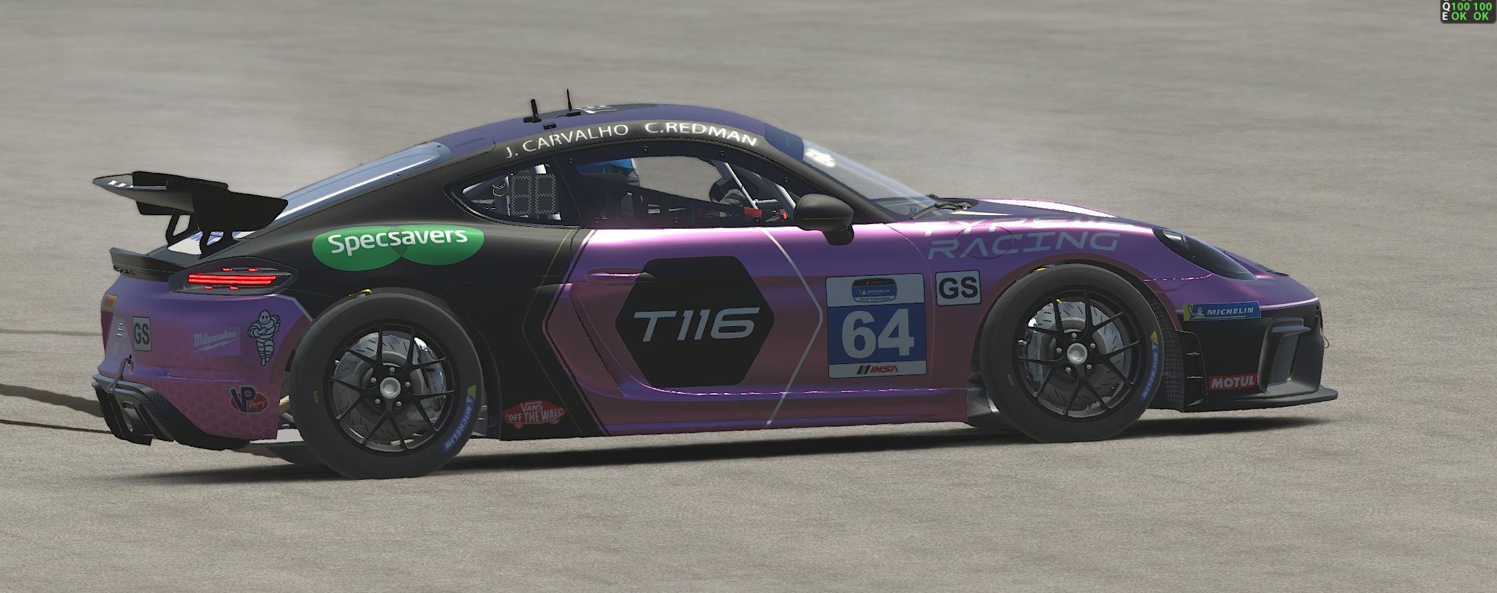 Preview of Type116 Racing - Porsche Cayman 718 GT4 [Pink] by Jason Carvalho