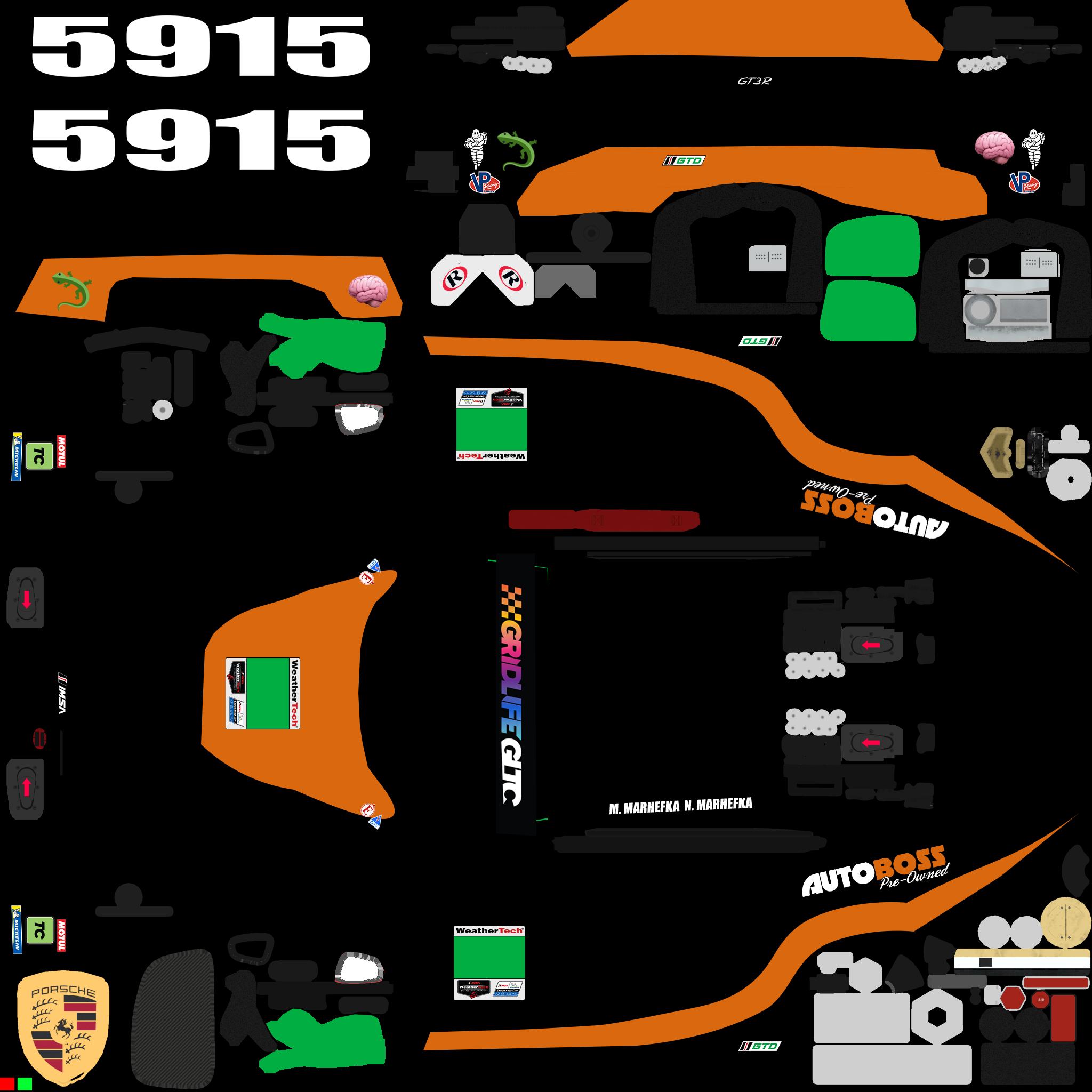 Preview of Porsche 992r GT3 AutoBoss AutoSport Enduro by Mitchell Marhefka