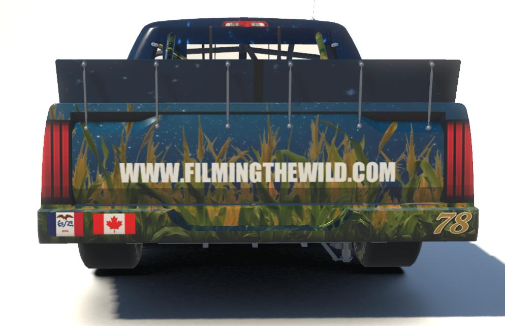 Filming The Wild (Iowa Livery) Marshall Crocker Jr. 78 by Marshall