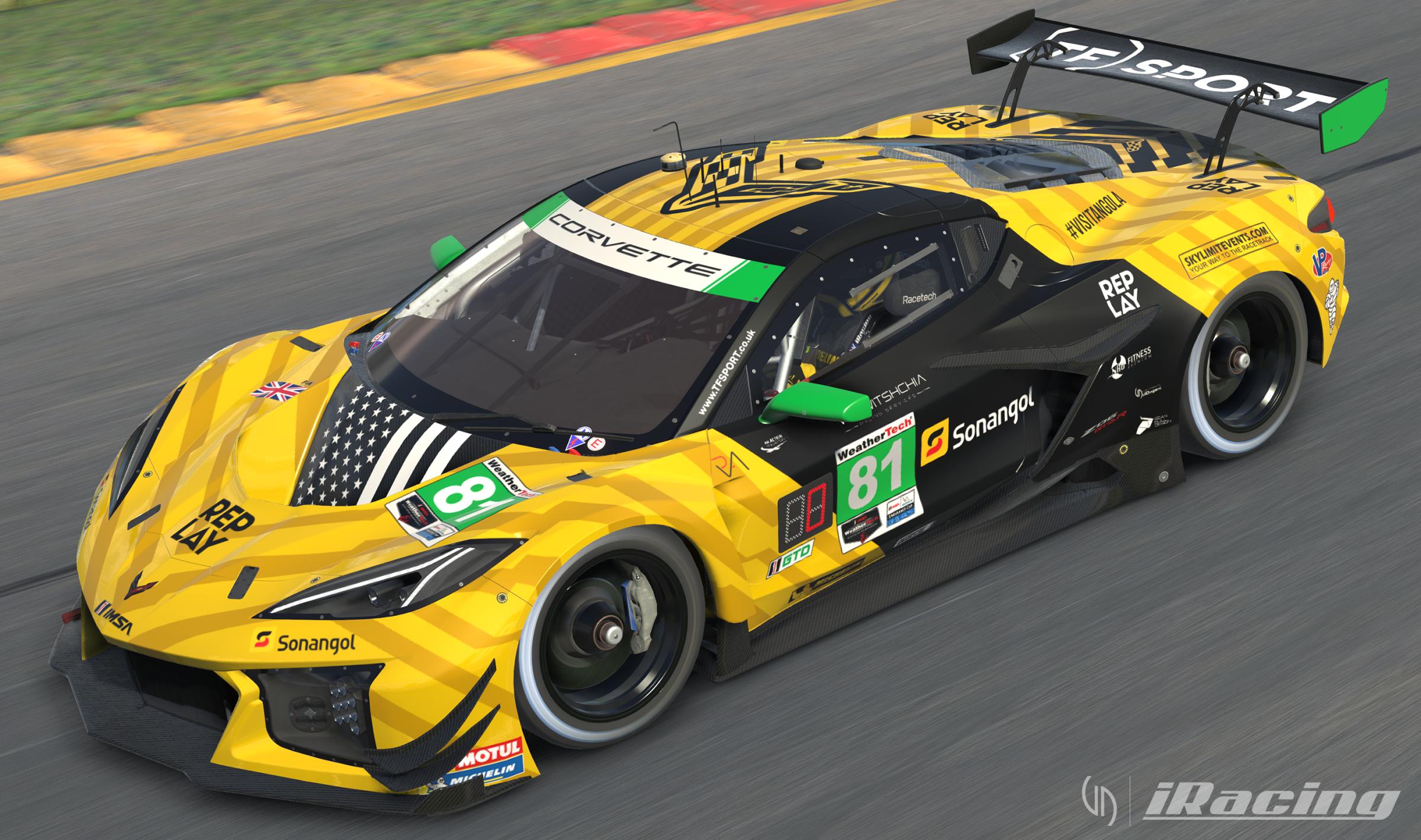 Preview of 2024 TF Sport #81 IMSA GTD by Ugo Degani