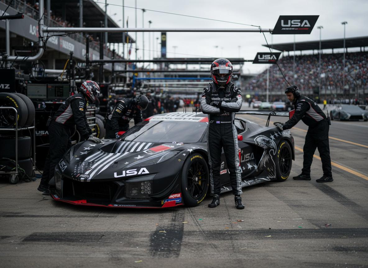 Preview of USA Chevrolet Corvette Z06 GT3r 2024 v3D by Doyle Lowrance