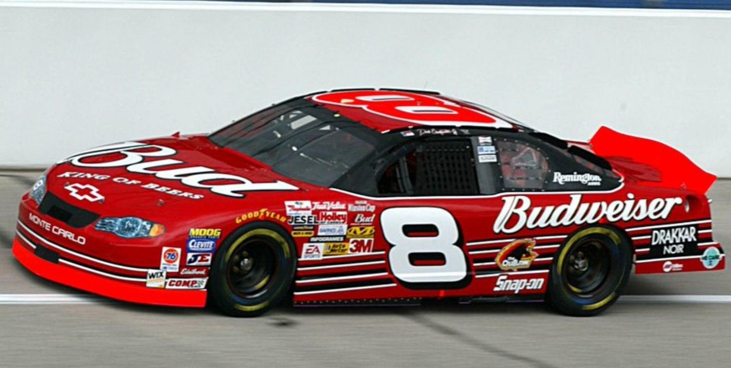 2002 dale earnhardt incorporated budweiser chevrolet monte carlo