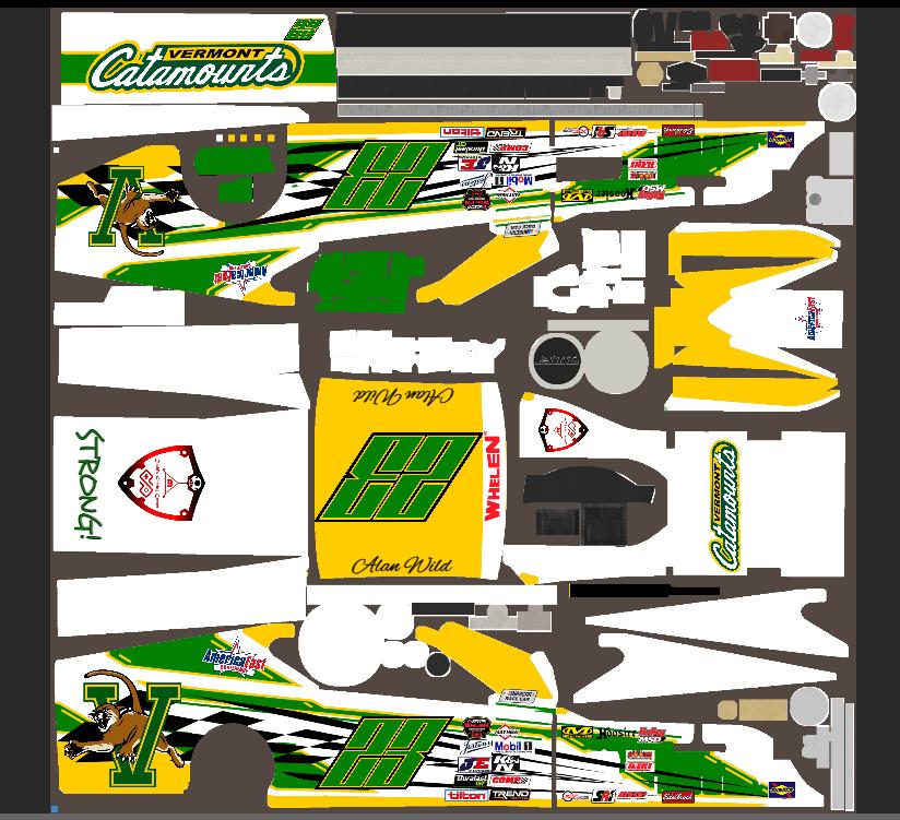 Vermont Catamounts America East Basketball by Alan Wild - Trading Paints