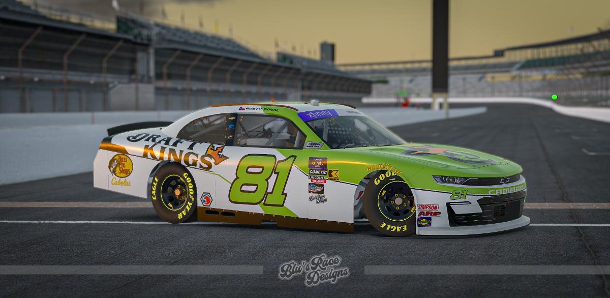 Preview of Draft Kings #81 Xfinity Camaro by Noah O.