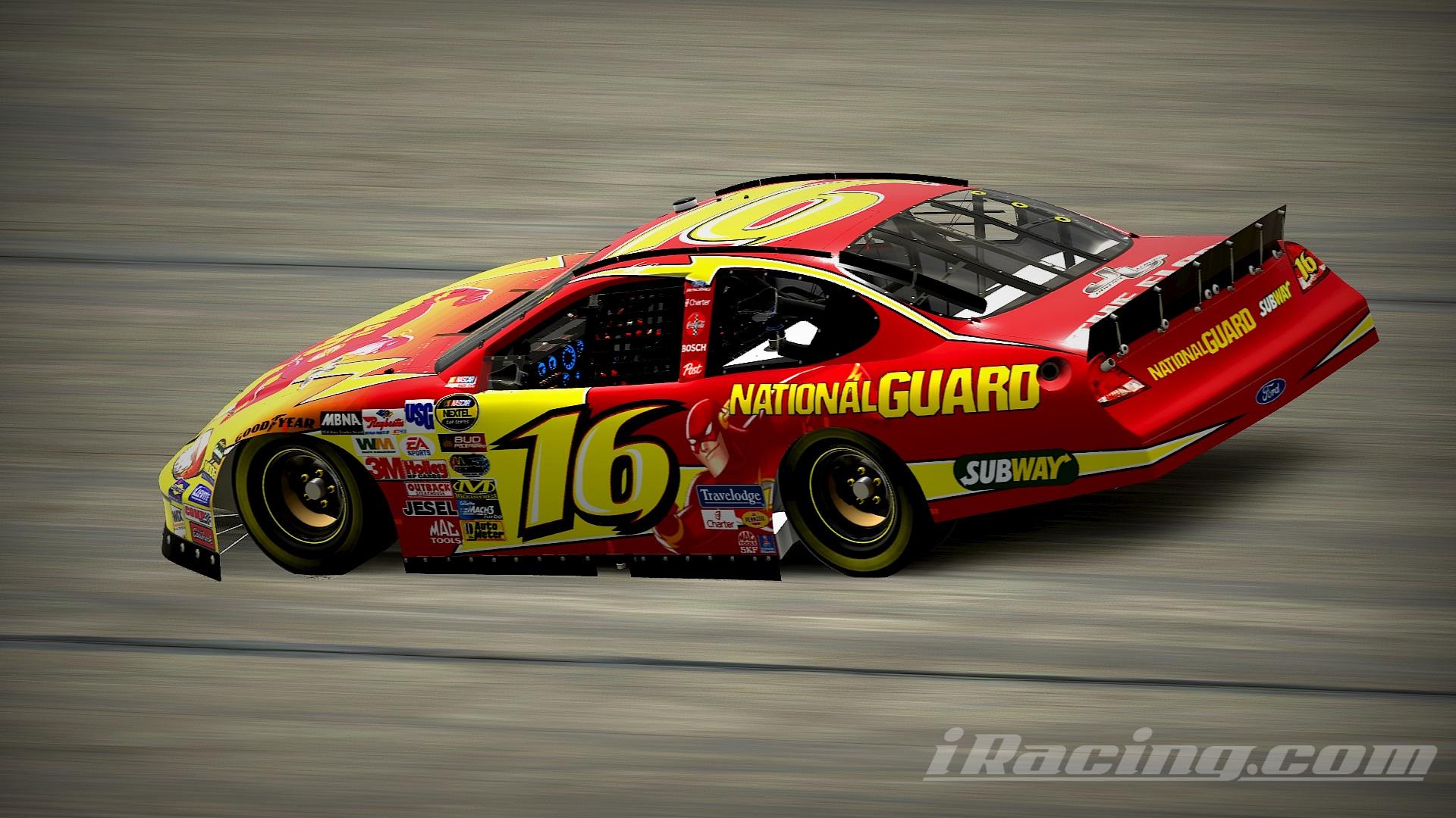 Preview of #16 Greg Biffle 2004 National Guard The Flash Ford Taurus by Christian Budd