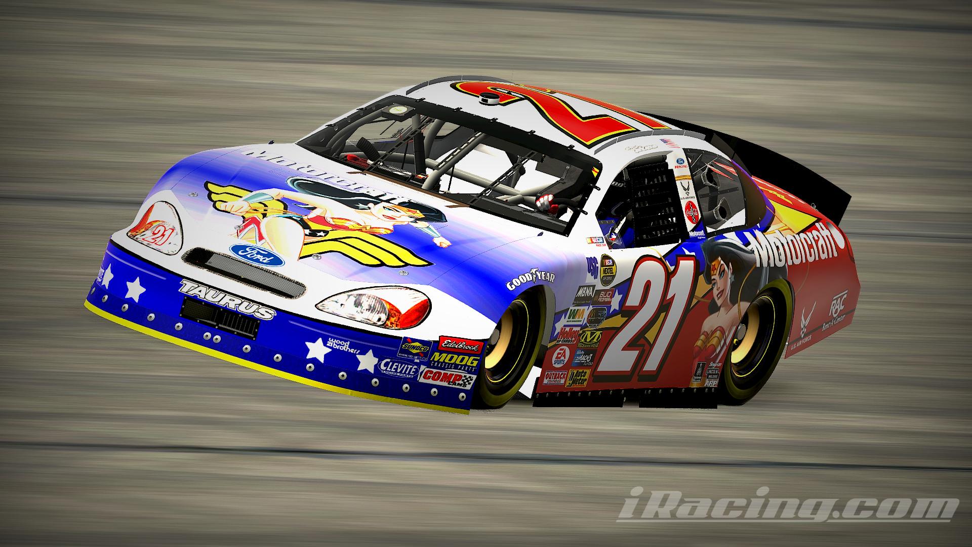 Preview of #21 Ricky Rudd 2004 Motorcraft Wonder Woman Ford Taurus by Christian Budd