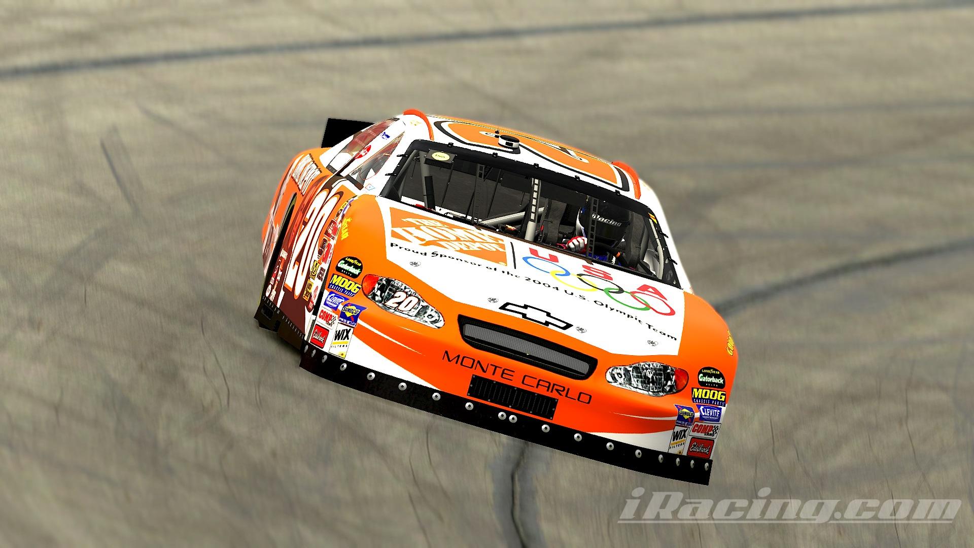 Preview of #20 Tony Stewart 2004 Home Depot US Olympics Chevrolet Monte Carlo Sim Stamped Number by Christian Budd