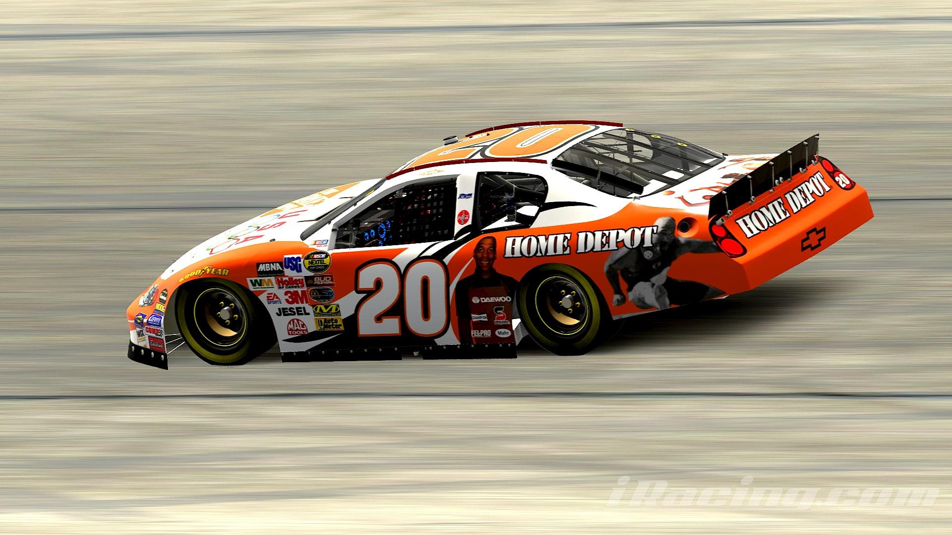 Preview of #20 Tony Stewart 2004 Home Depot US Olympics Chevrolet Monte Carlo Sim Stamped Number by Christian Budd