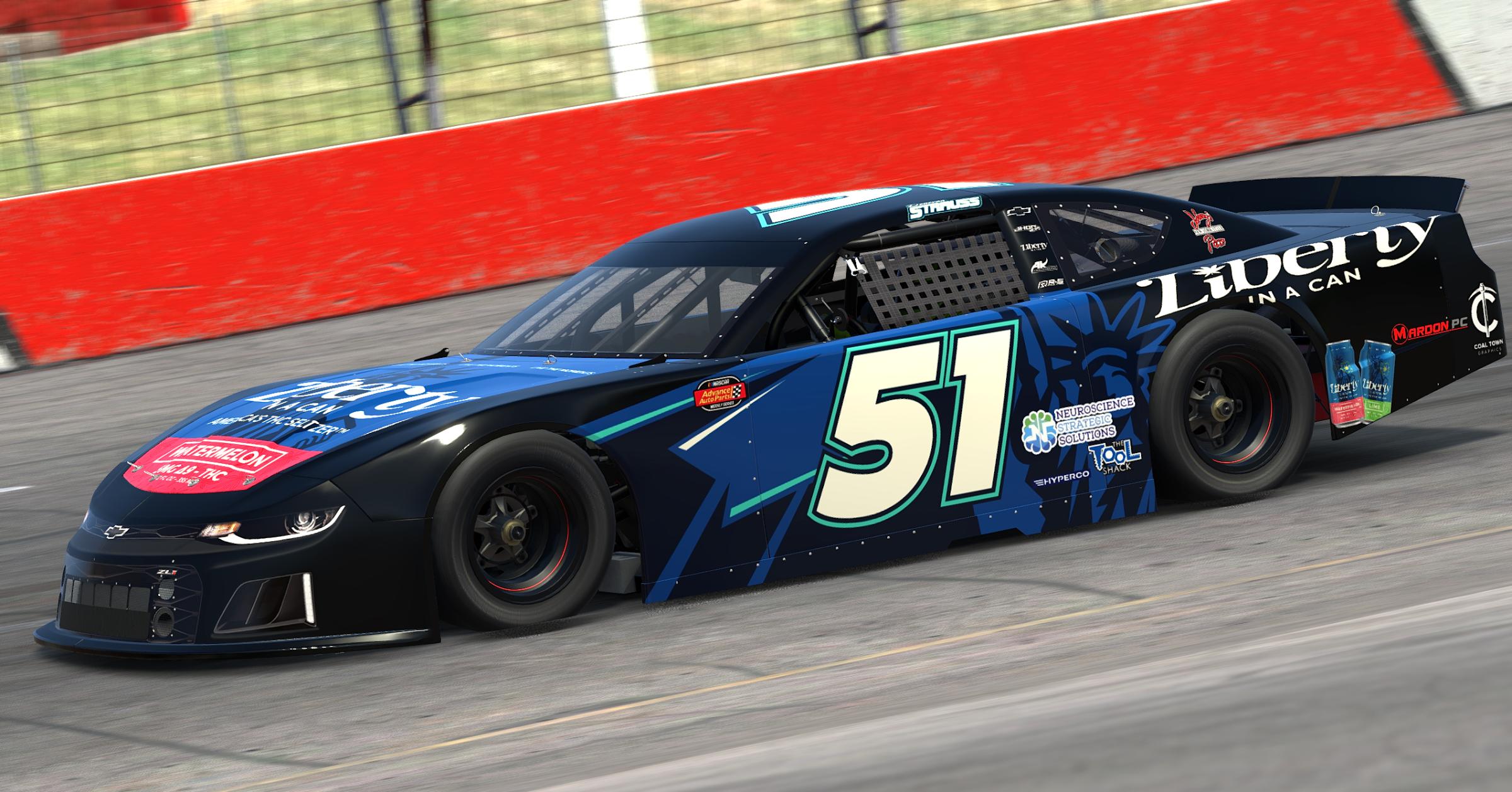 Preview of Donovan Strauss #51 Liberty in a Can Chevy LMSC (2024 CARS Tour) by JD Laird