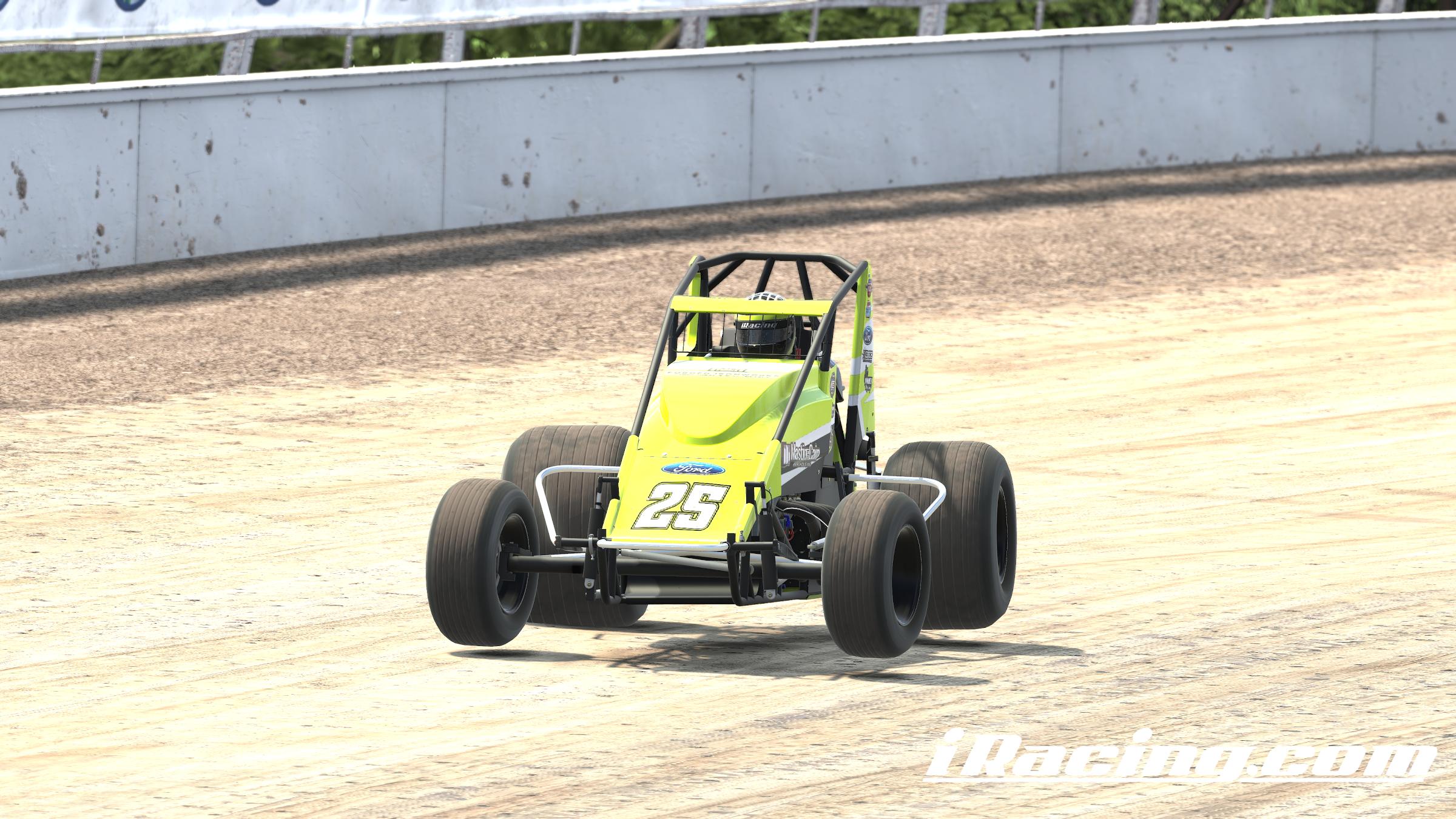 Preview of Forged Ironworks Non-wing sprint car sim stamp by Kendrick Hom