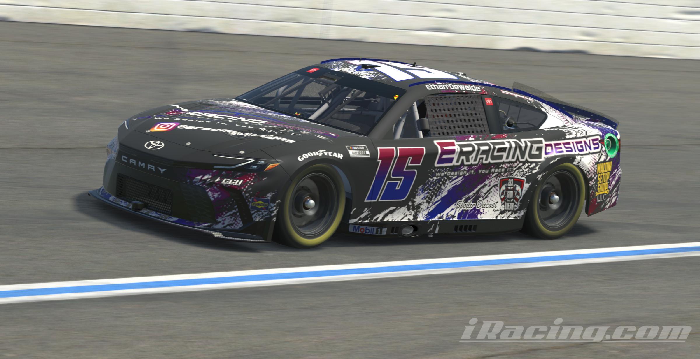 2024 Ethan DeWelde #15 E Racing Designs Next Gen Camry W/ Spec Map by ...
