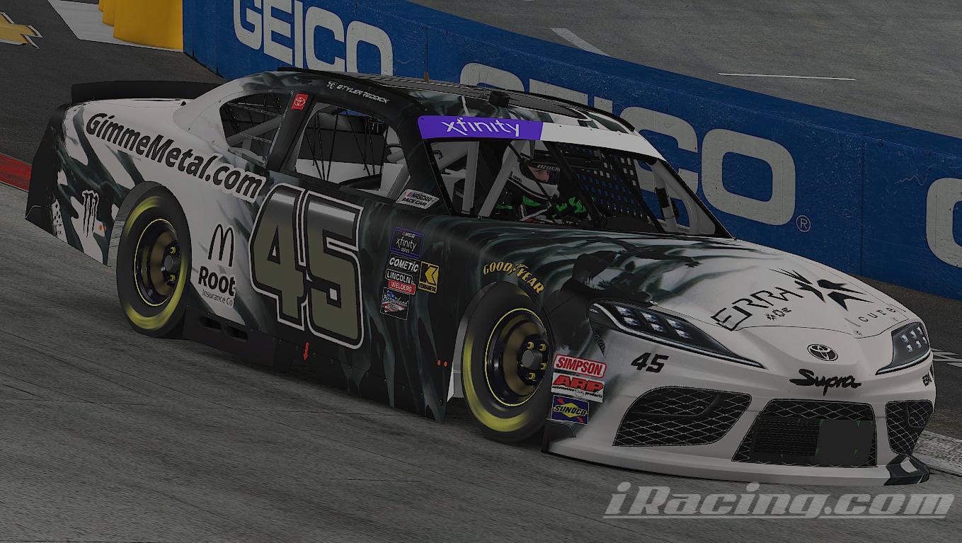 Preview of #45 Tyler Reddick ERRA Cure/Gimme Radio by Caleb G.