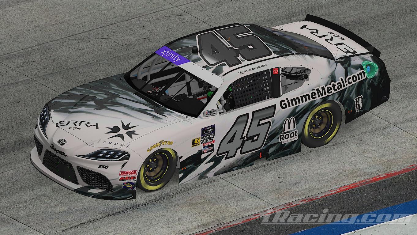 Preview of #45 Tyler Reddick ERRA Cure/Gimme Radio by Caleb G.