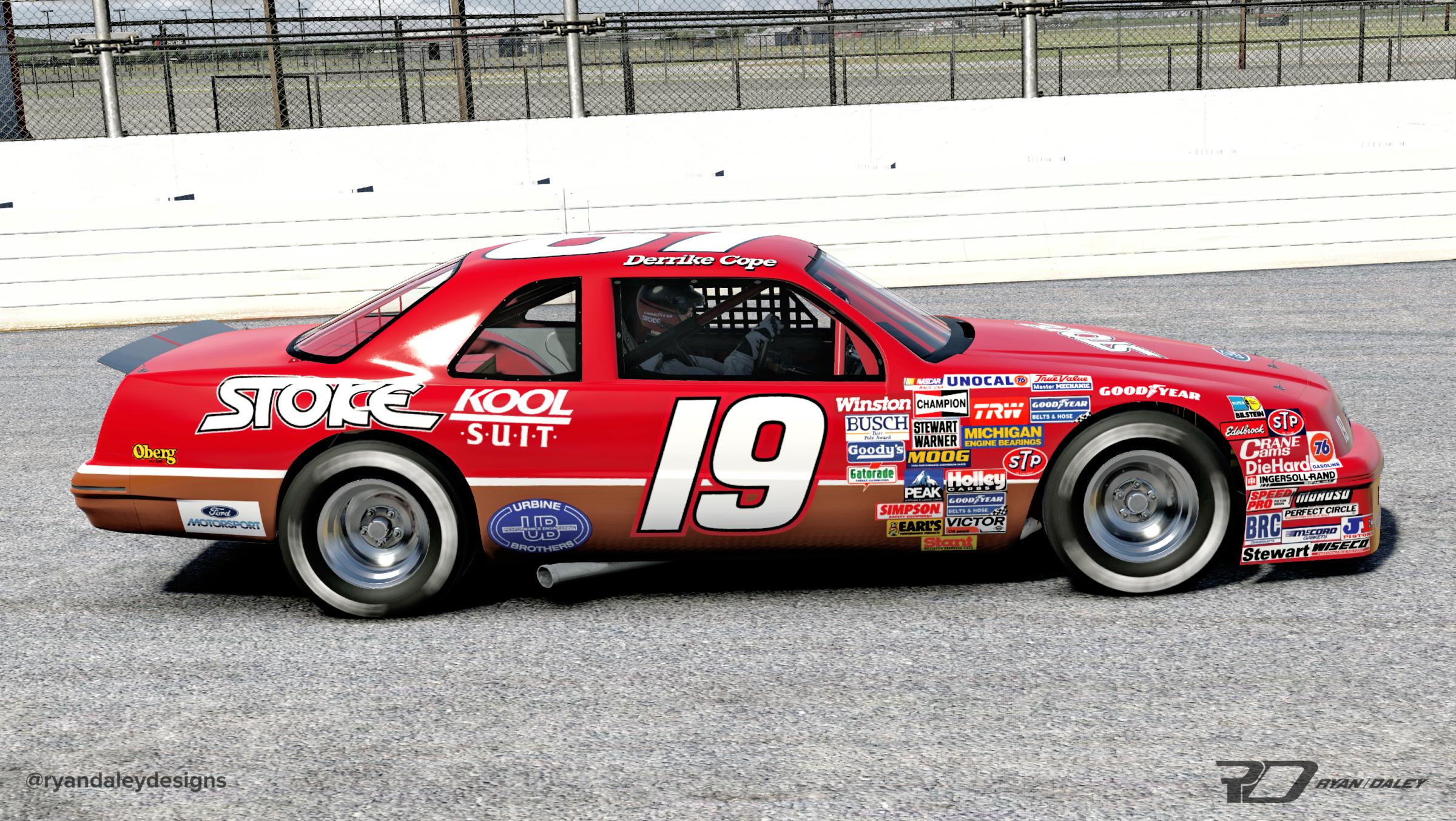 Preview of 1987 #19 Derrike Cope Stoke Racing - Daytona 500 With Numbers by Ryan Daley