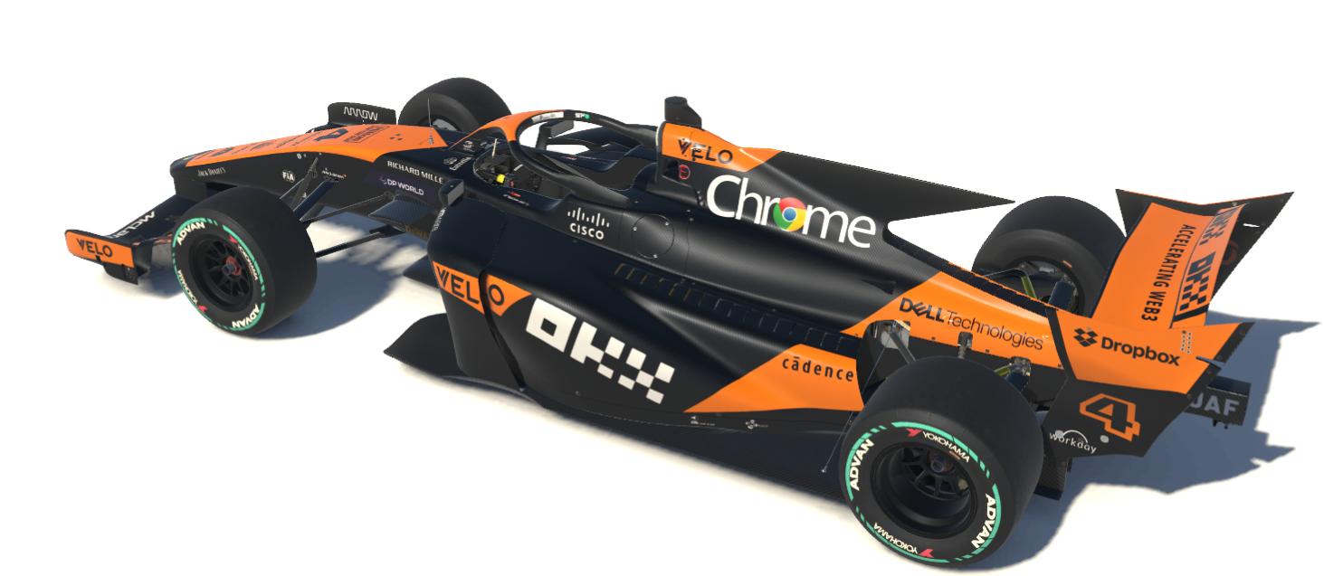 2024 McLaren MCL38 for SF23 by Paul R Chaloner - Trading Paints