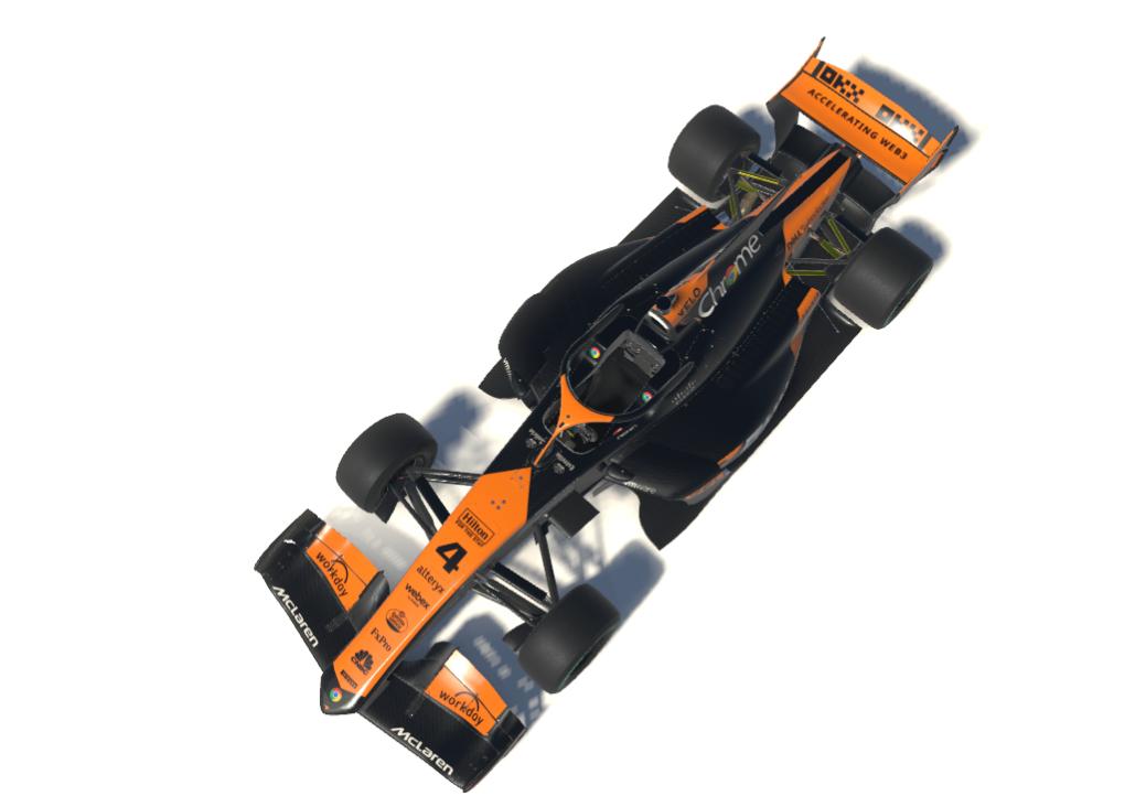2024 McLaren MCL38 for SF23 by Paul R Chaloner - Trading Paints